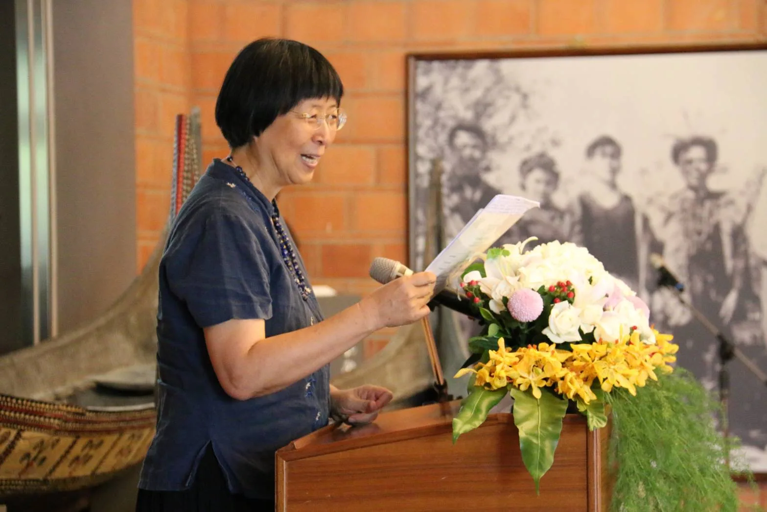 人類學家胡台麗（國立臺灣博物館副研究員李子寧提供）