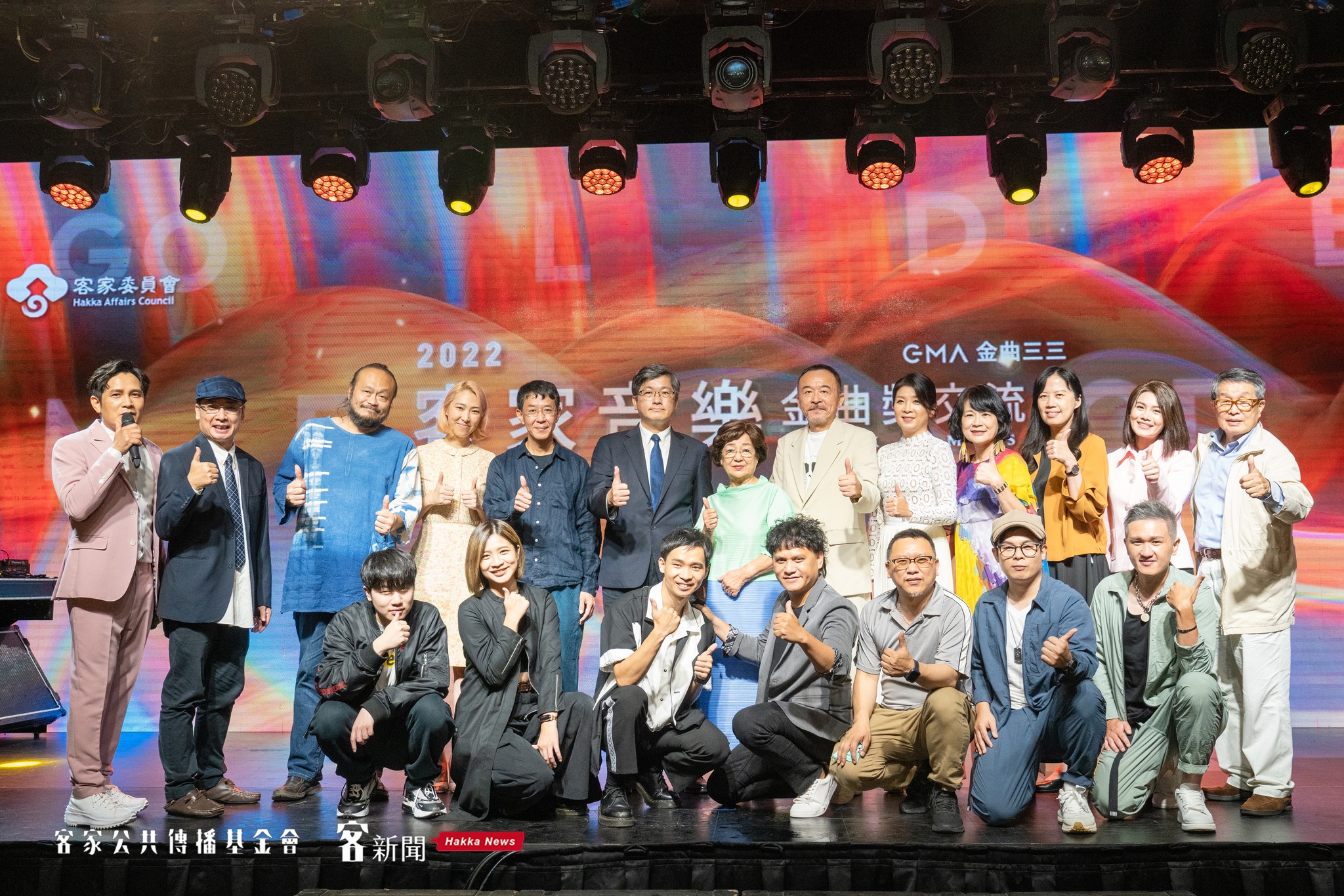 入圍歌手大合照。宋珮遙攝