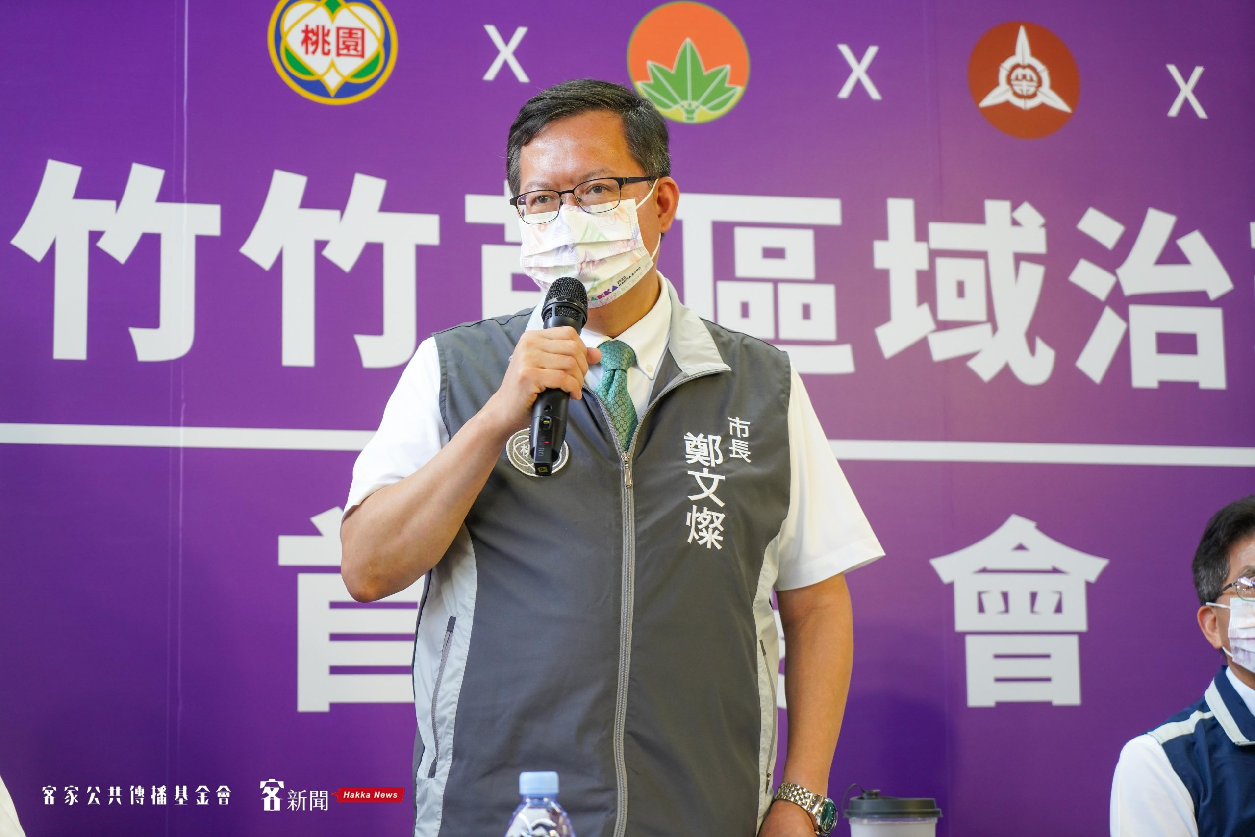 鄭文燦表示,希望世界客家博覽會成為台灣客家的重要主題慶典。宋佩遙攝