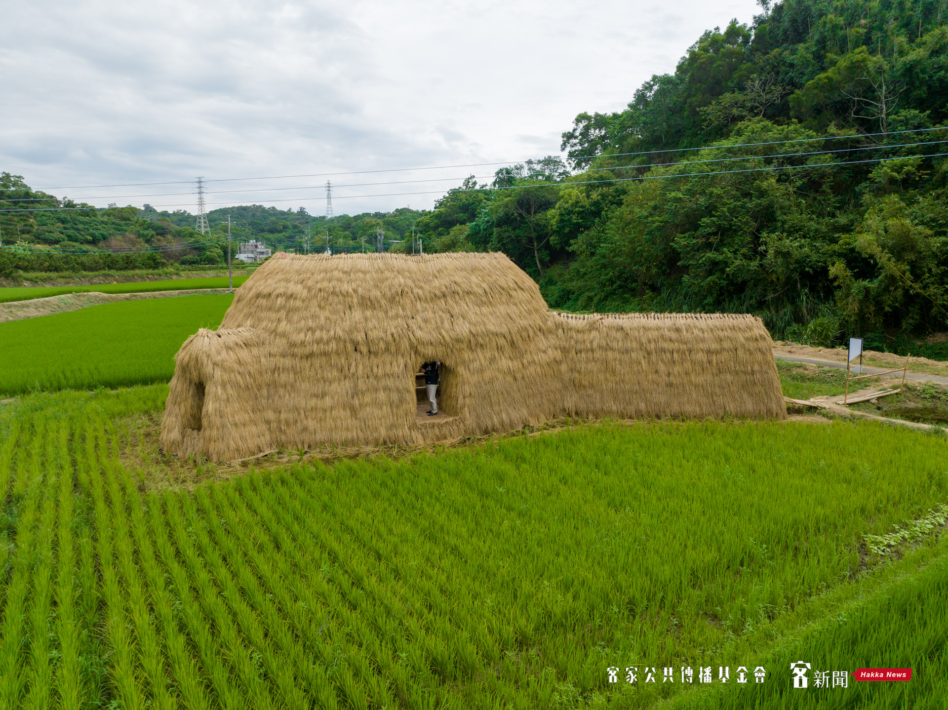 2022香山濕地藝術季作品《在羽翼下》。范修語攝