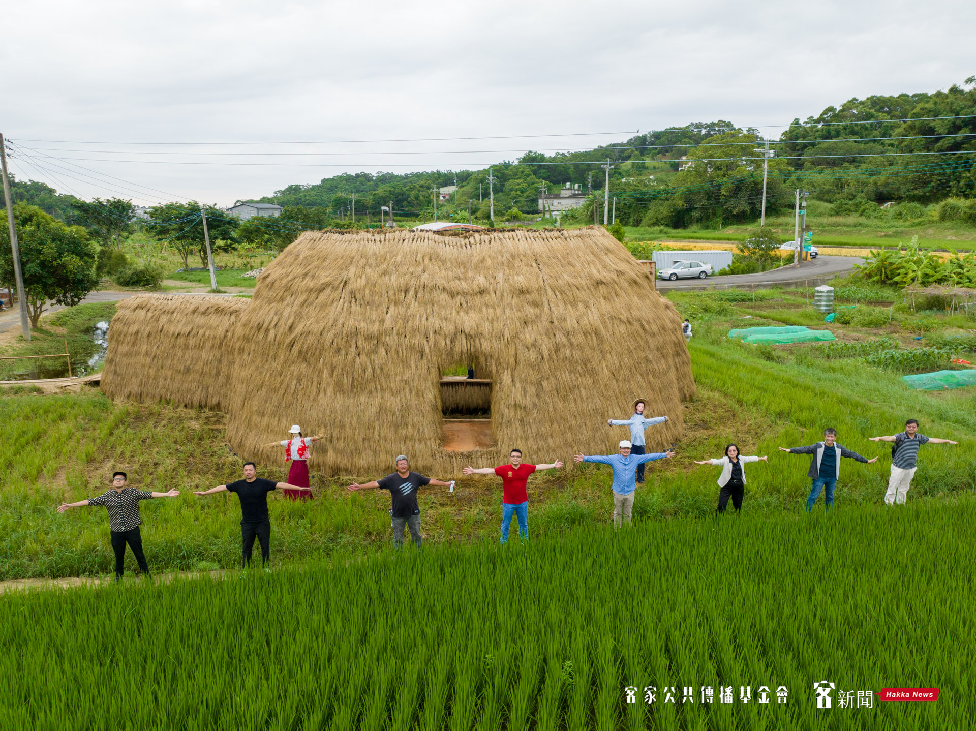 2022香山濕地藝術季作品《在羽翼下》。范修語攝