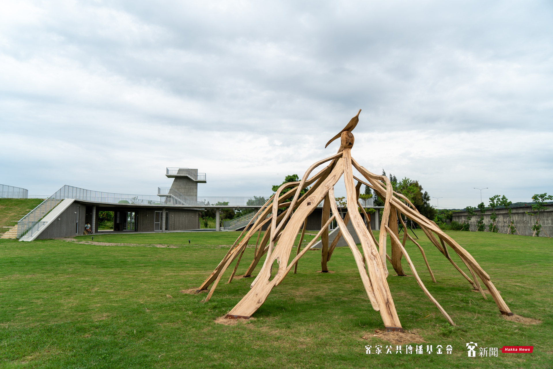 2022香山濕地藝術季作品《靠岸》。范修語攝