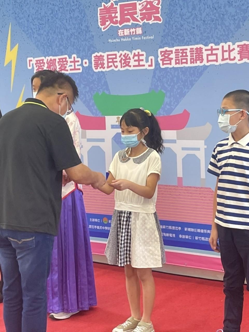長官頒獎分顗倢。作者提供