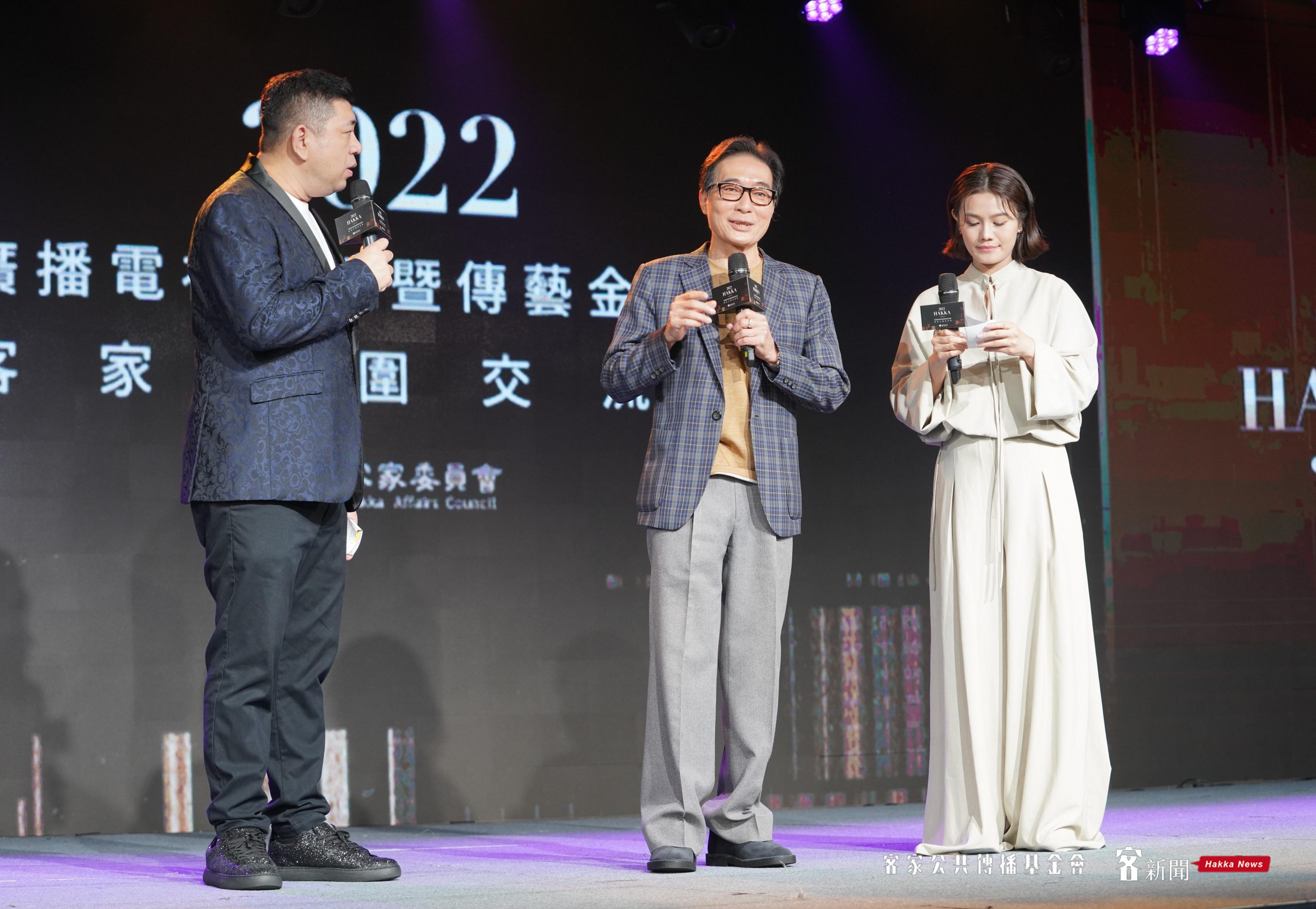 客委會副主委鍾孔炤說客家影視這次入圍創記錄，希望能有更多人投入客家，讓客家語言傳承。宋佩遙攝