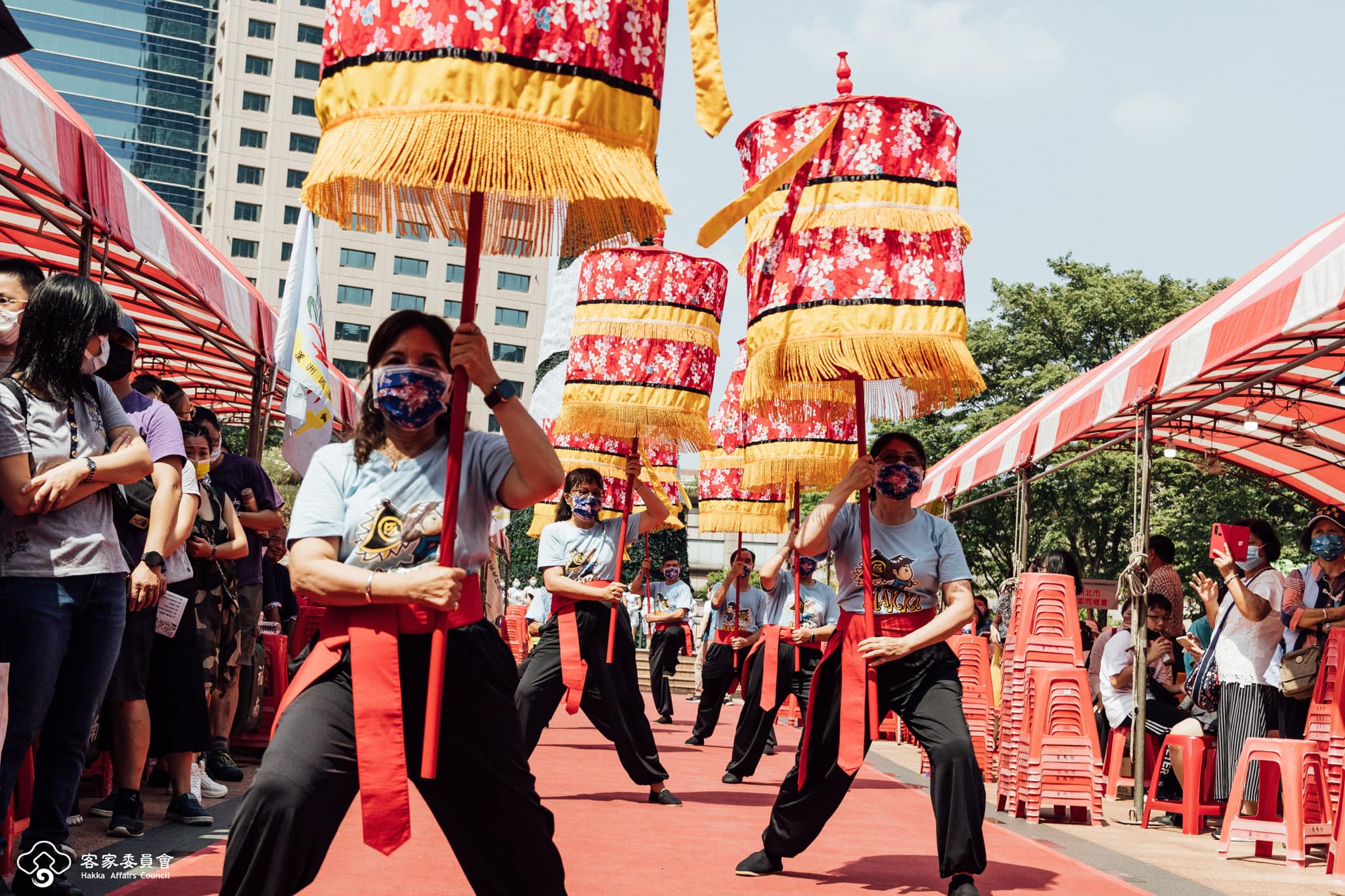新北市義民祭現場表演。客委會提供