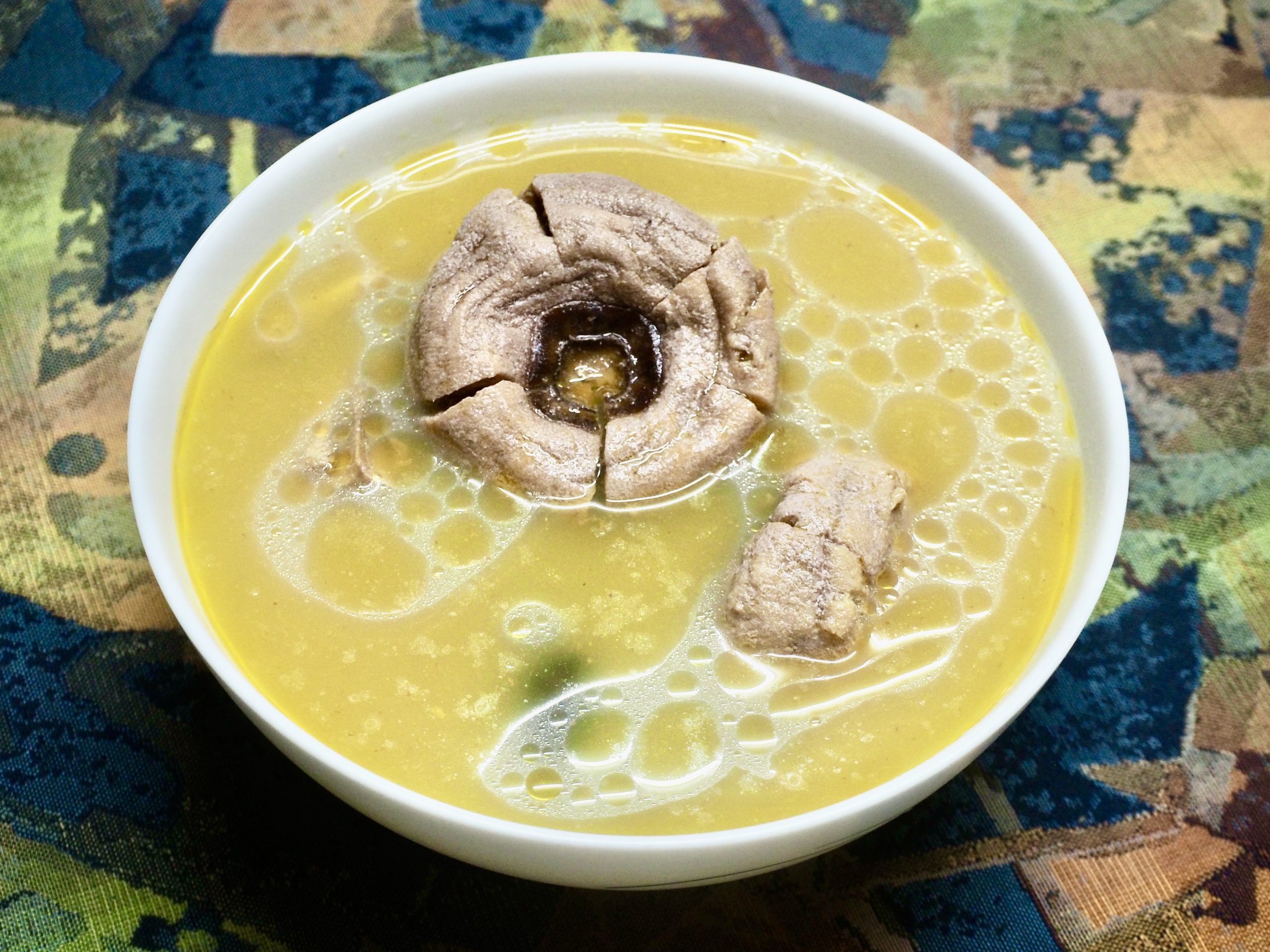 客家人秋天顧肺煲柿乾湯喝。蕭秀琴攝