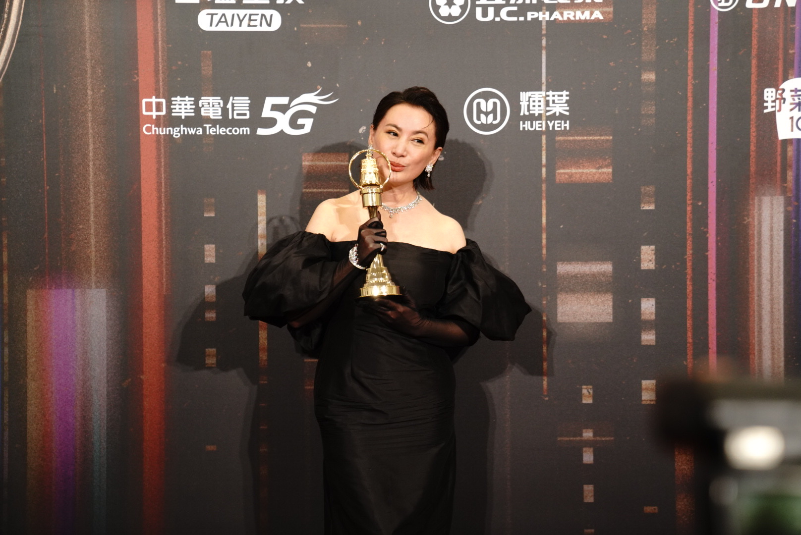 陳亞蘭史無前例拿下金鐘男主角獎。范修語攝