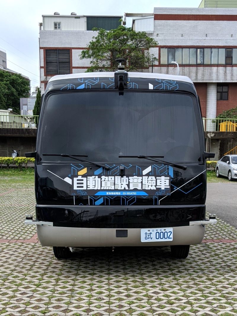 自動駕駛實驗車，將於11月在新竹高鐵周圍道路進行測是。科技之星交通公司提供