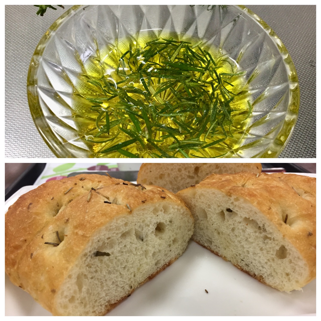 苦茶油做的佛卡夏味道不輸橄欖油做的麵包。蕭秀琴攝