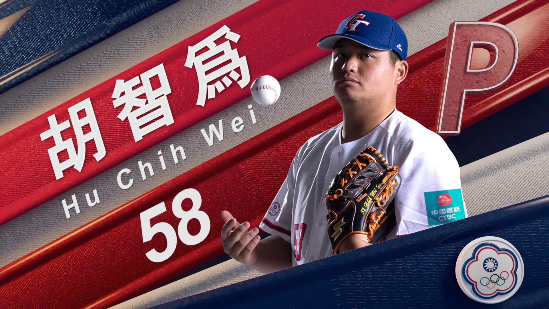 中華隊首場先發投手胡智爲。翻攝胡智爲FB