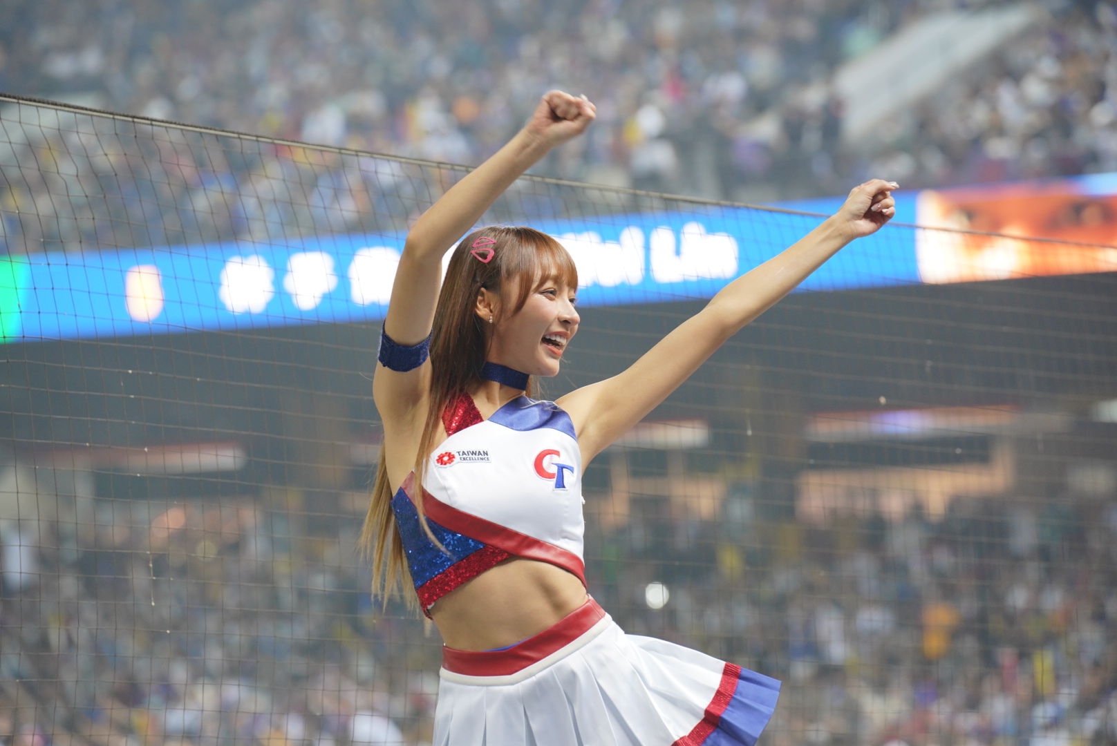 話題啦啦隊女神林襄。范修語攝