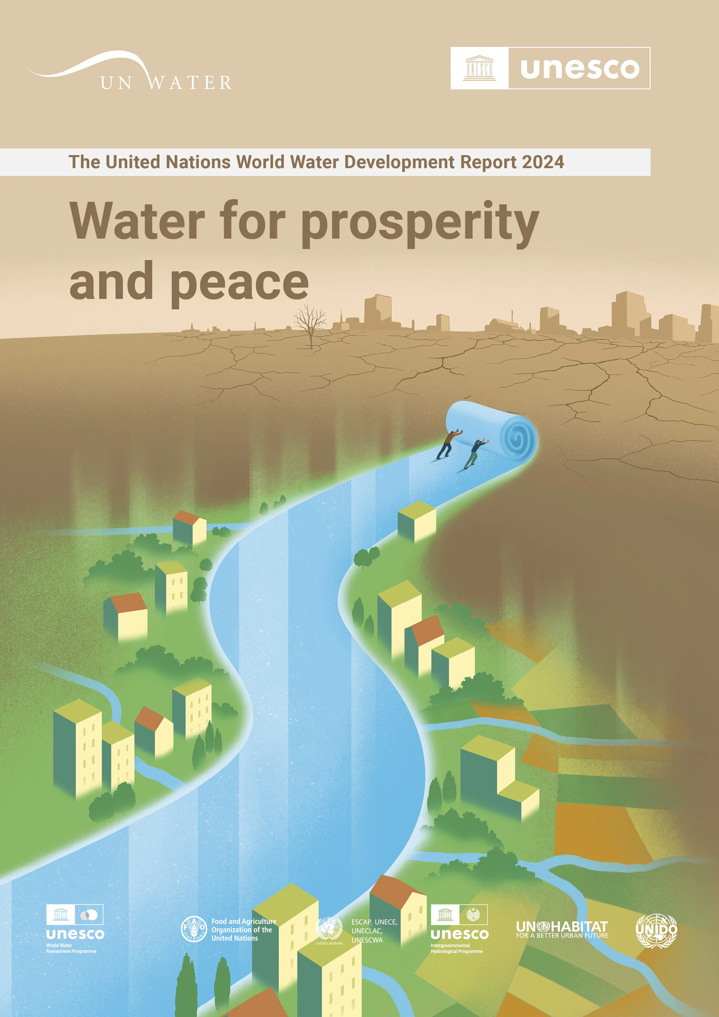 聯合國公布《聯合國世界水資源開發報告》。翻攝自UNESCO官方《推特》