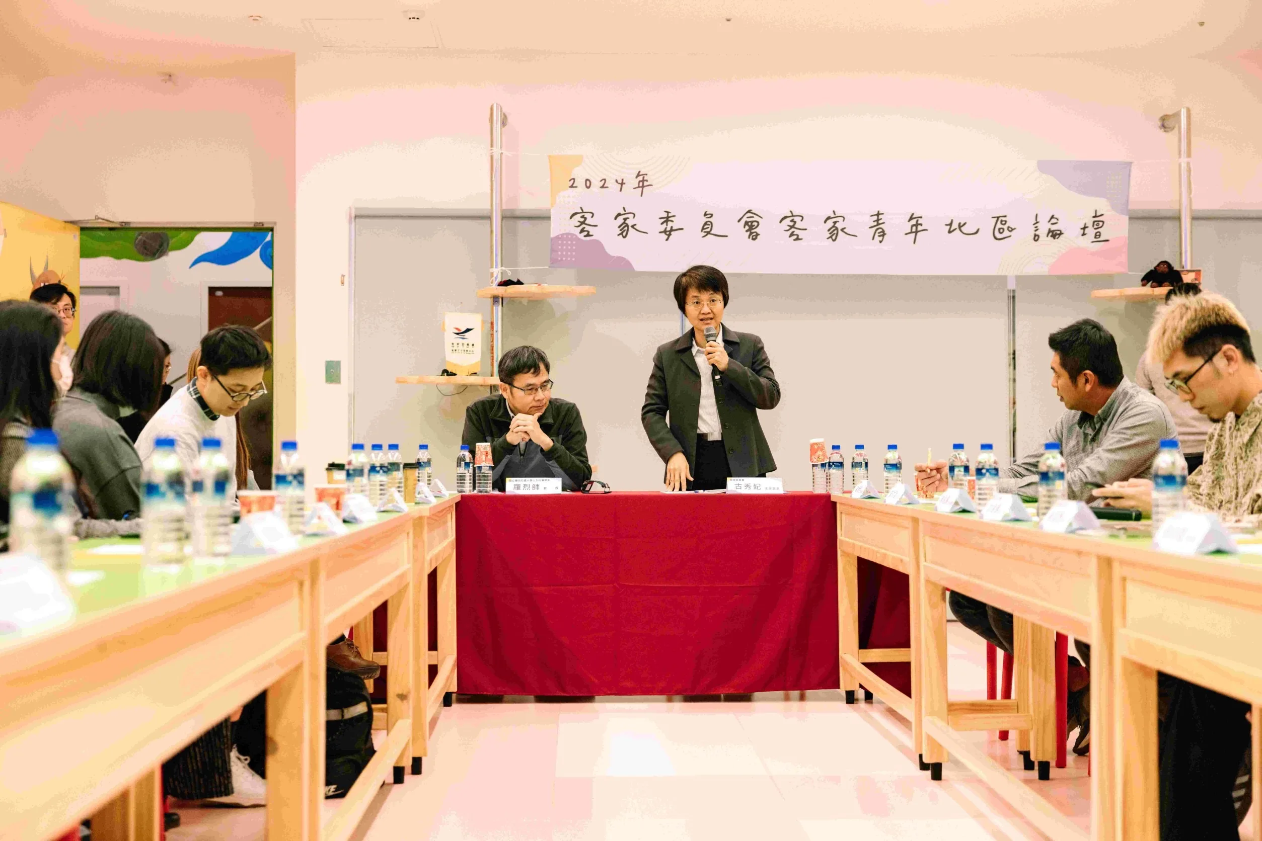 客委會主委古秀妃分享自己年輕時代參與反美濃水庫經驗。