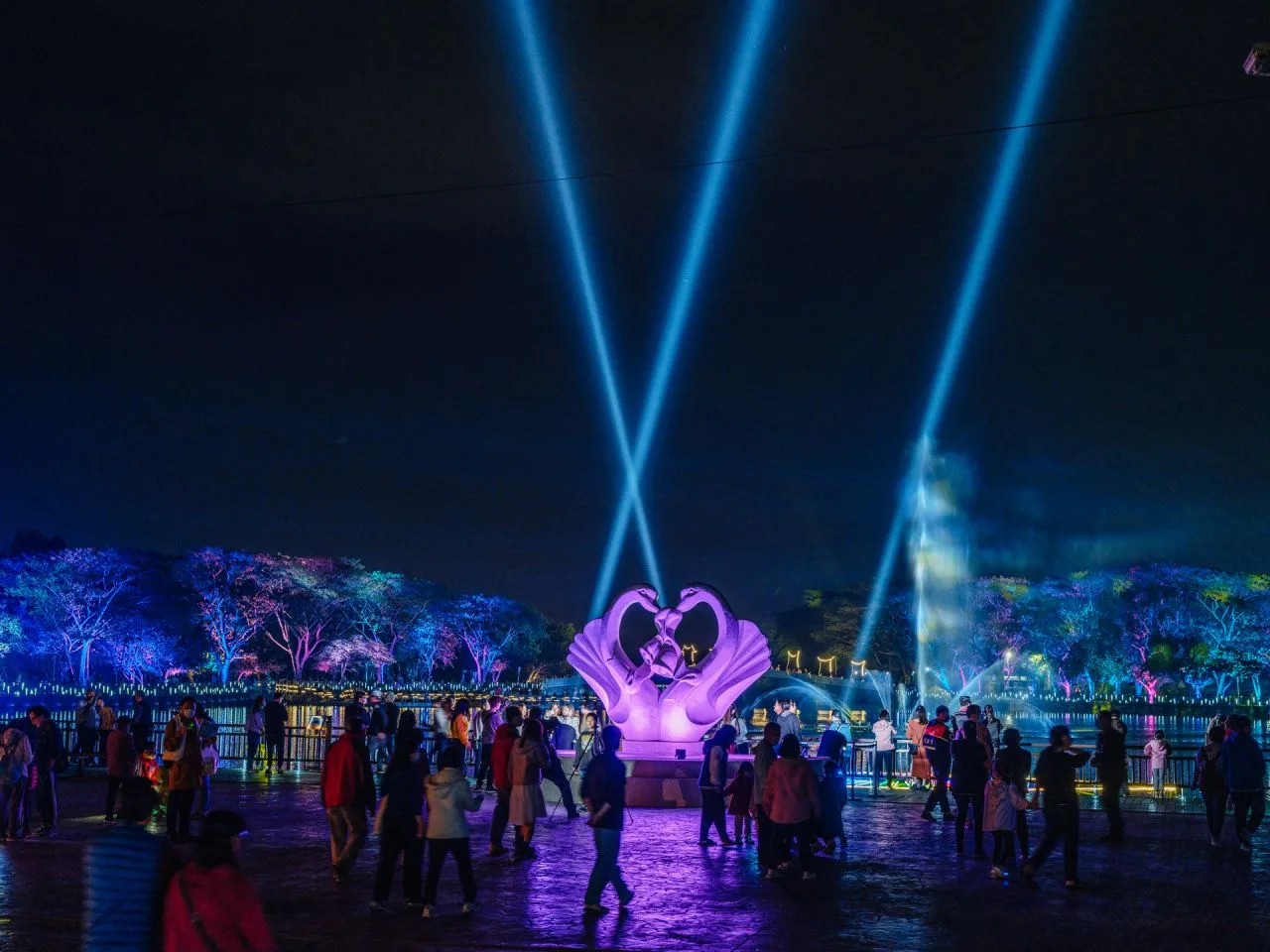 新營波光節2024年資料照片。南市府提供