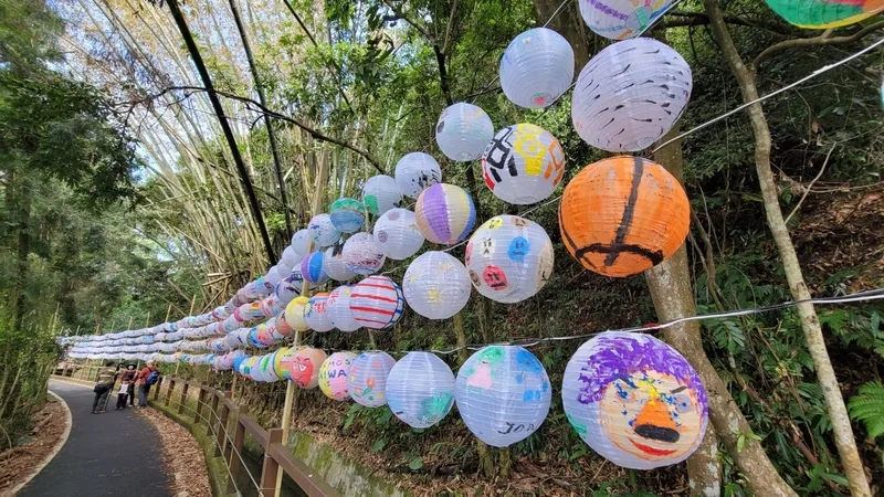 埔里森林逐燈祭　1.8公里燈區營造29特色光點