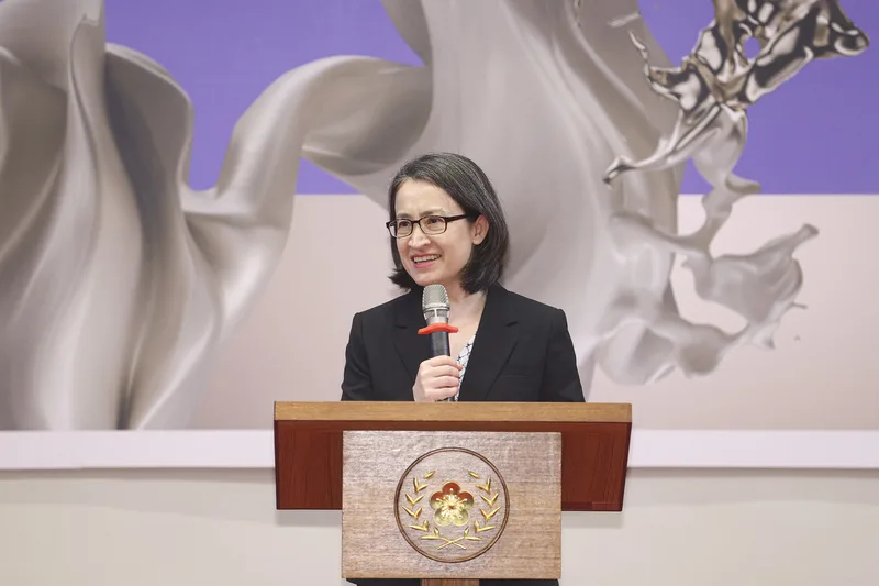 第13屆總統文化獎徵選記者會3日下午在總統府舉行,副總統蕭美琴(圖)出席致詞。中央社