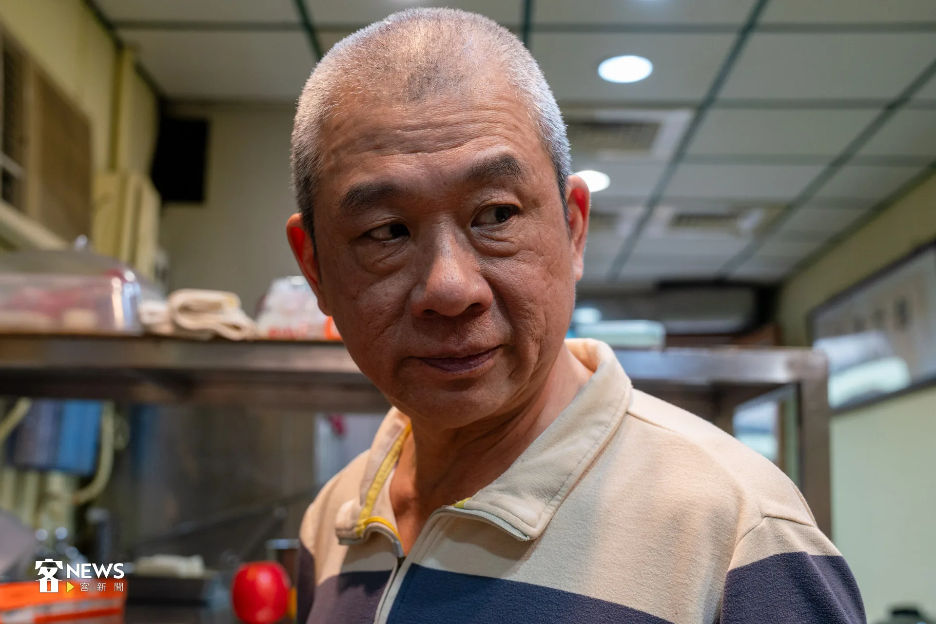 因健康問題開始茹素的廖錦宏,2009年與家人討論將店內菜單改為素食,希望推廣這樣的飲食習慣讓更多人受益。洪藝晅攝
