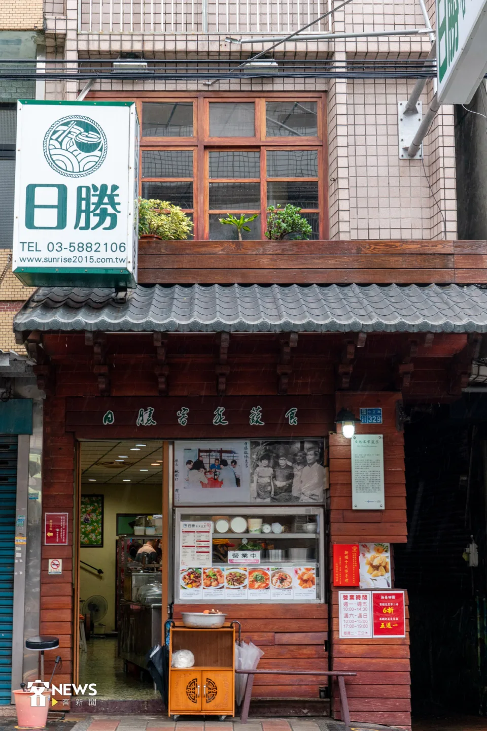 沒有搶眼裝潢的「日勝客家蔬食」,卻隱藏令人驚豔的好味緒。洪藝晅攝