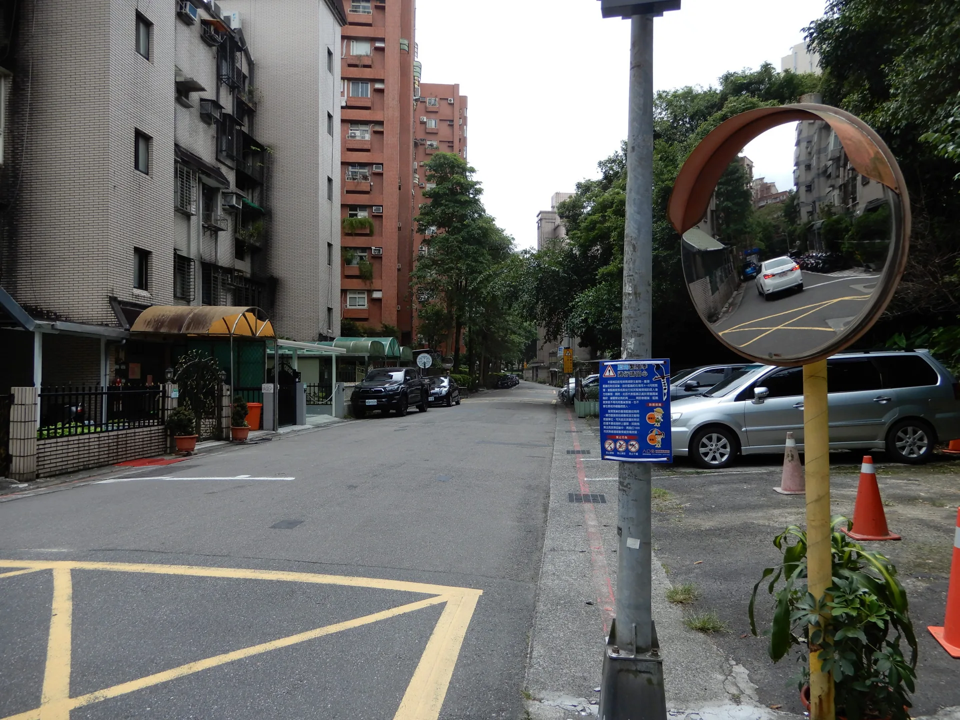 動保處接獲通報地點後,即派員前往張貼告示,習提醒用路人。臺北市動物保護處提供