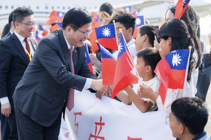 外交部長林佳龍擔任總統特使,訪問我國非洲友邦史瓦帝尼王國。外交部提供