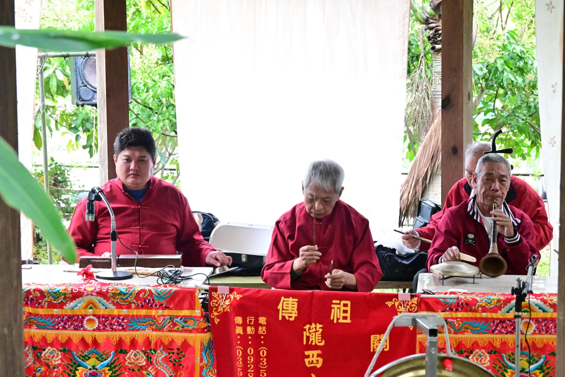 開幕活動邀請關西祖傳隴西八音團,為今年桐花祭「伯公祭儀」揭開序幕。