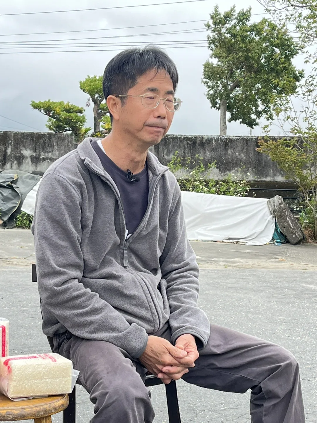 邱坤寶任職於公路局，退休時為副段長，親身參與台九線的修建及維護作業。戴珮如攝