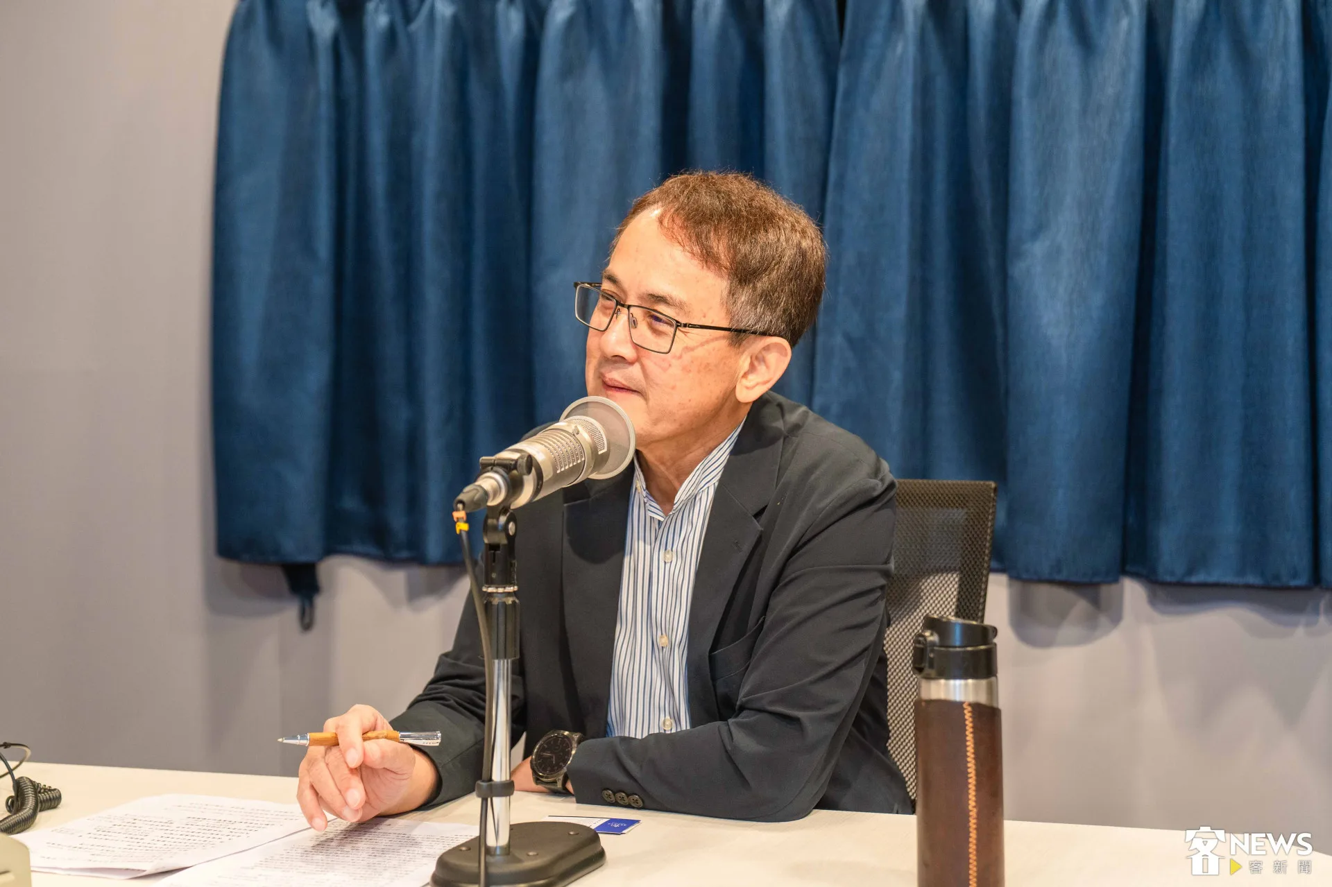 他的獨特教育風格，就是「親身嘗試、身體力行」。朱愷元攝