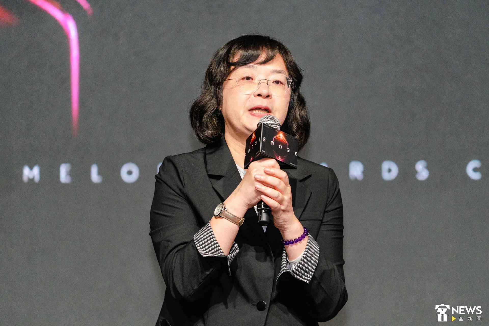 文化部次長徐宜君公布本屆金曲入圍名單。朱愷元攝