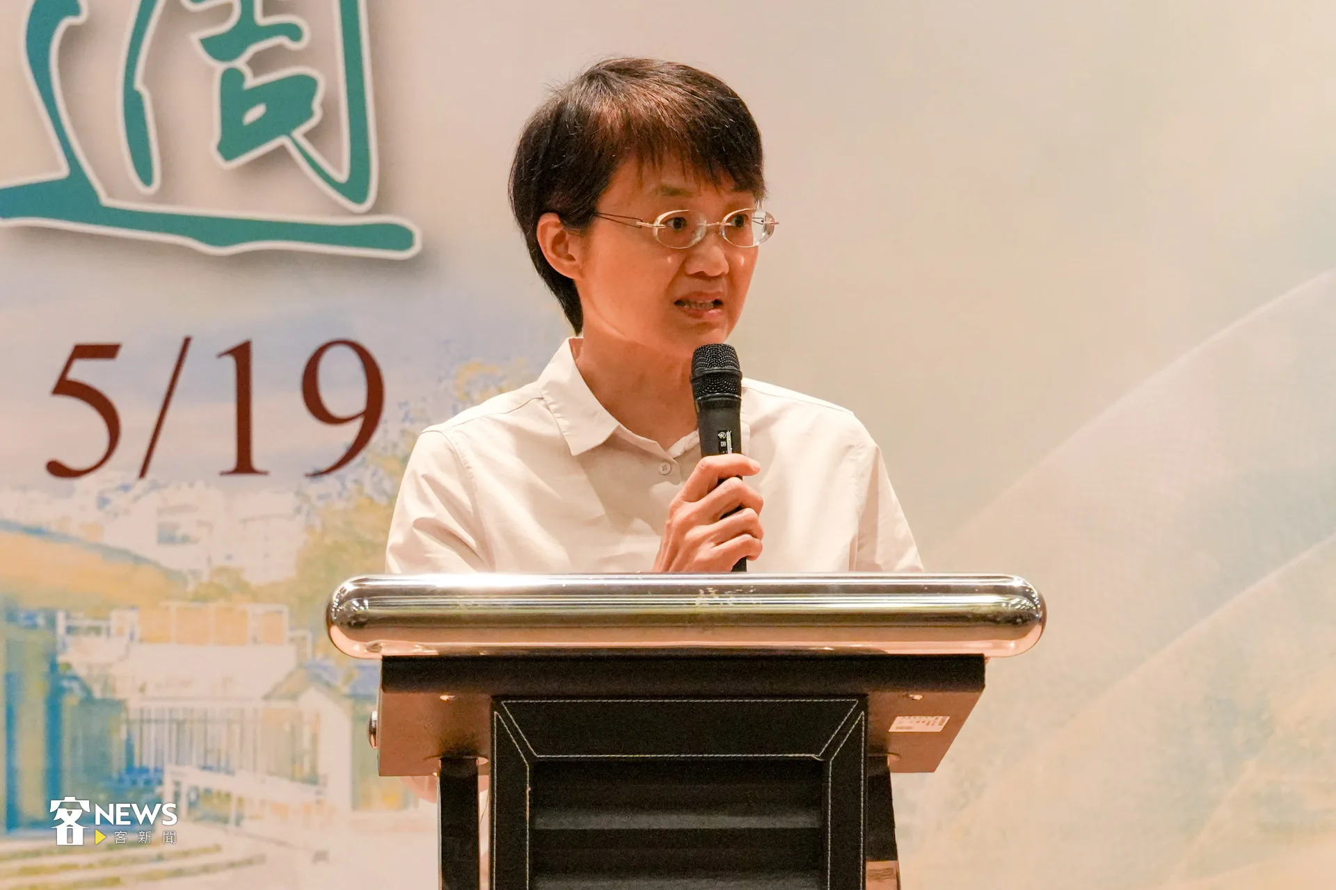 客委會主委古秀妃致詞表示,客委會十分重視「全球客家研究」。蔡依璇攝