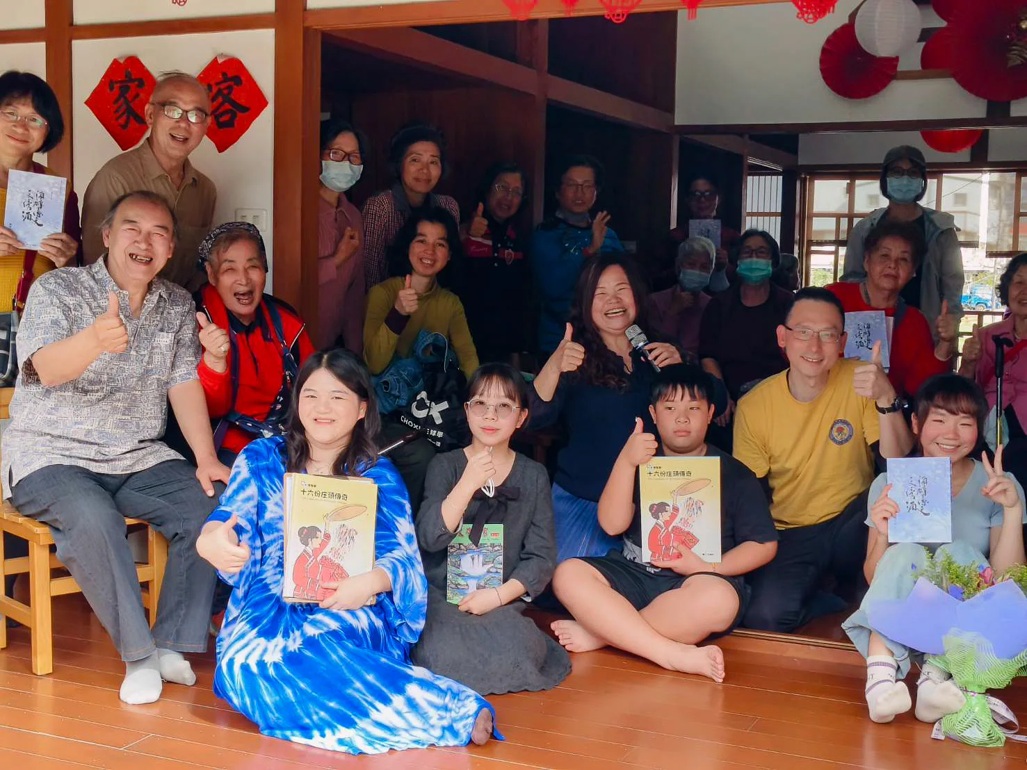 台東的客家學堂在3月份舉辦劉明猷的客語文學新書發表會。蕭宥提供