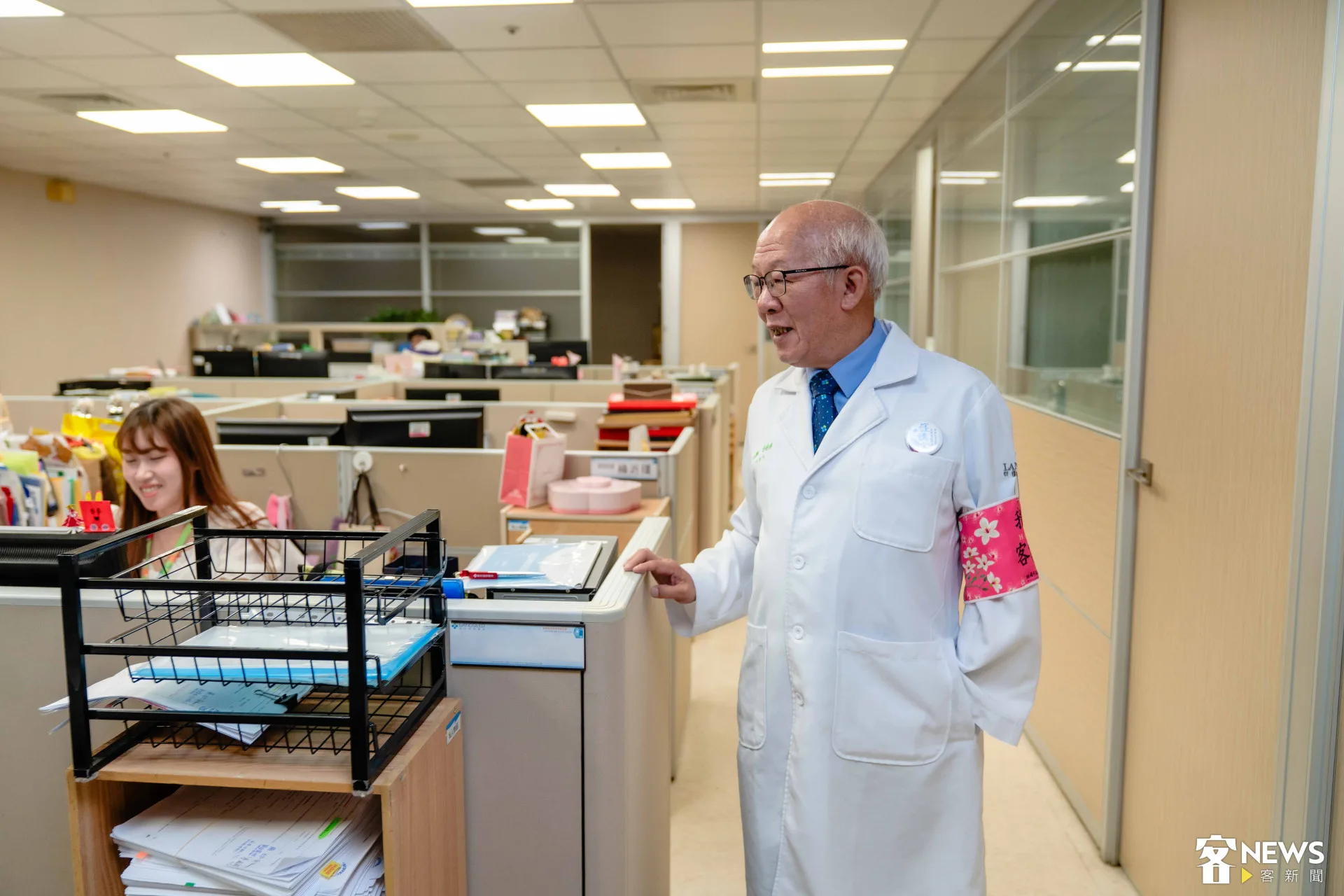 許詩典分享，比起COVID-19，SARS反而是最令他膽戰心驚的防疫經驗。朱愷元攝