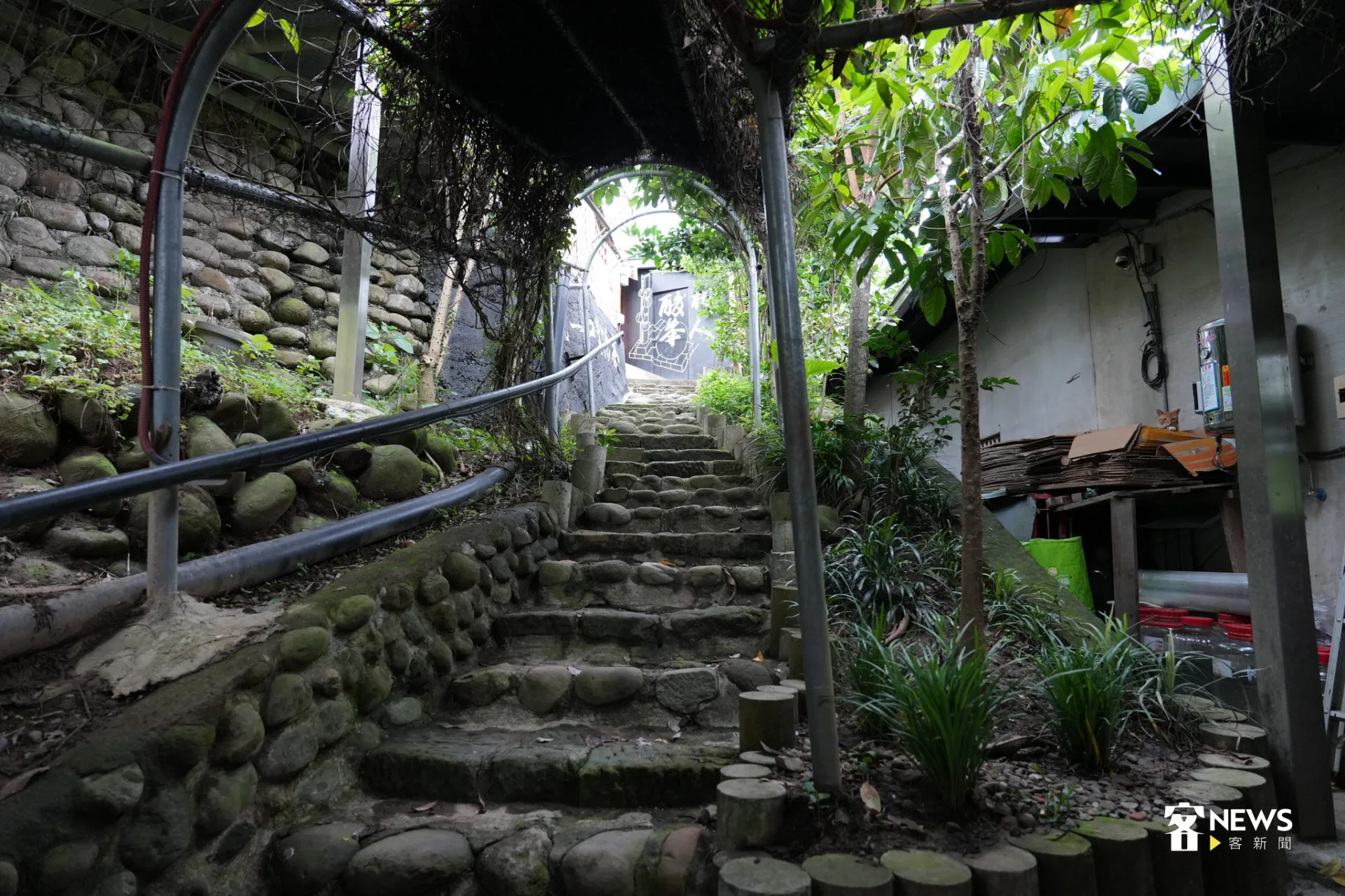 酸柑茶人手作坊入口處。蔡依璇攝