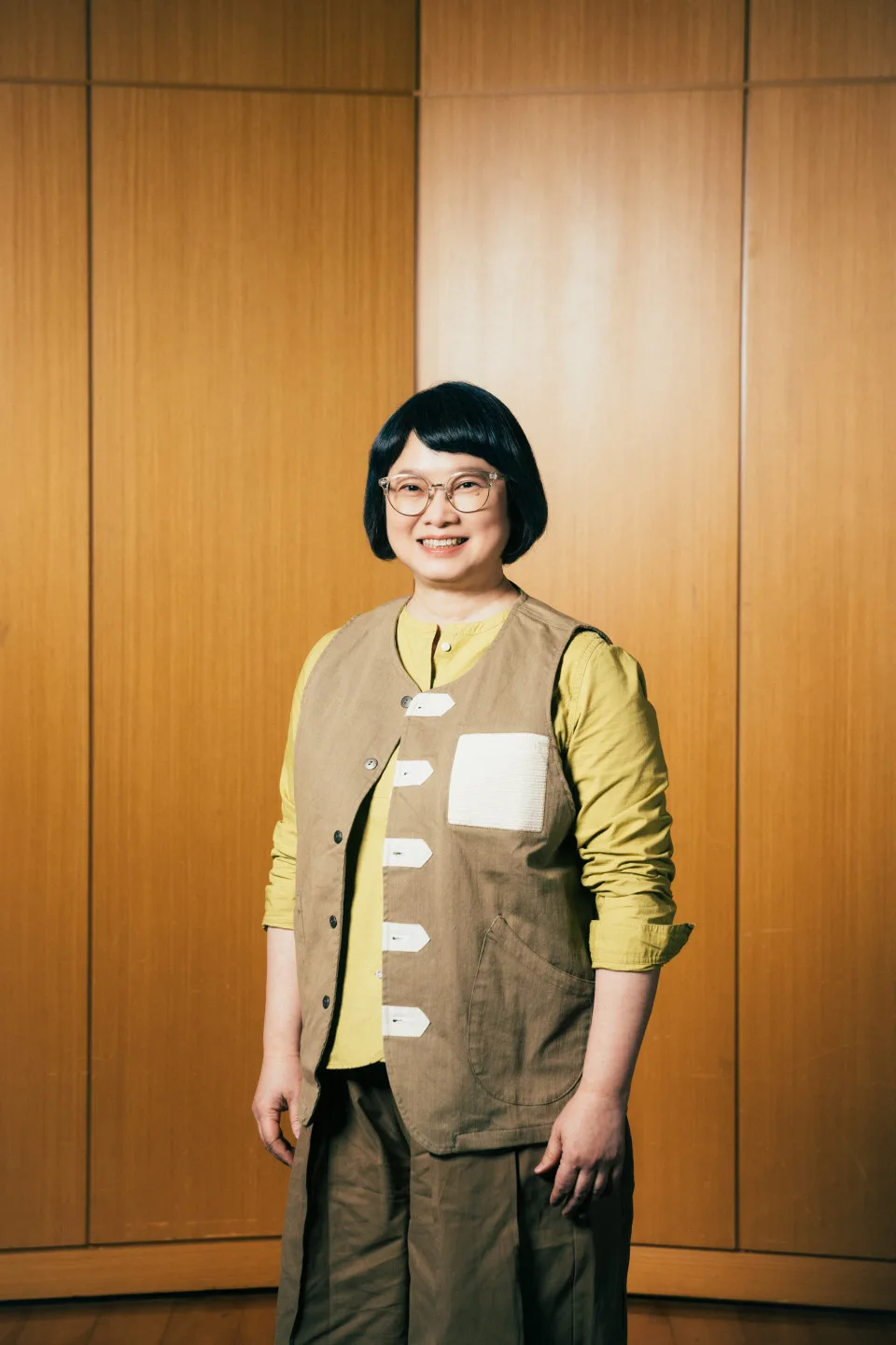 《自私的巨人》客語版導演鄭嘉音。北市客委會提供。攝影林軒朗