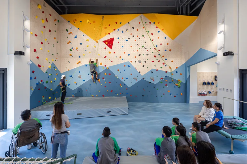 校園美感實踐　台東打造全台首座特教攀岩場