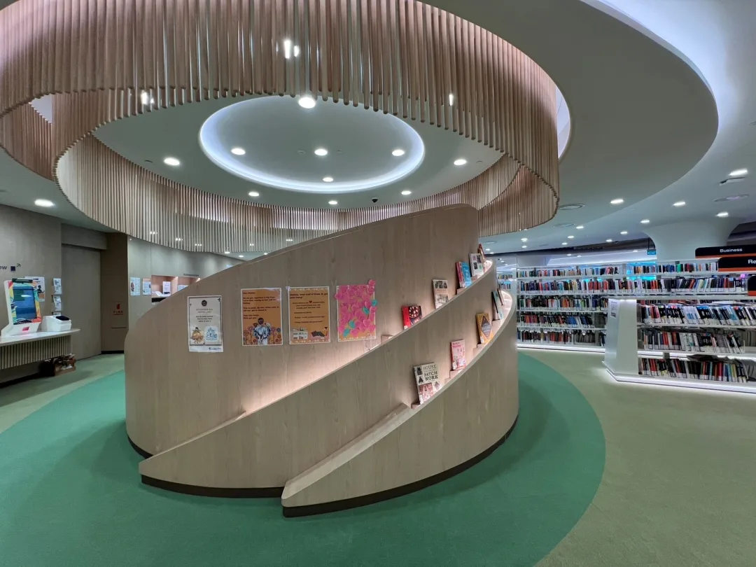 新加坡蔡厝港公共圖書館。台中市政府提供