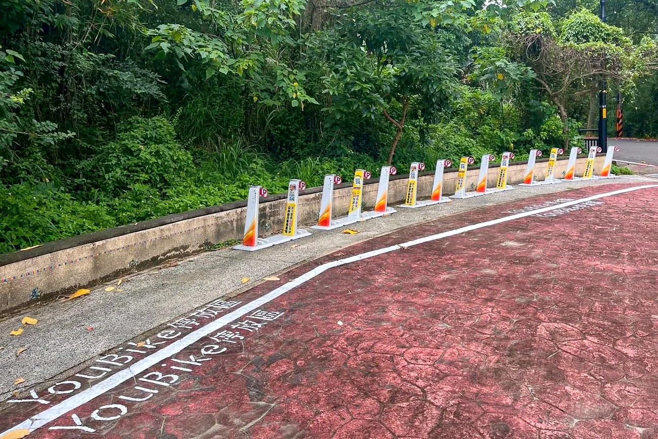 飛鳳山(鳳鳴公園)未來設置的Youbike站點。新竹縣政府提供