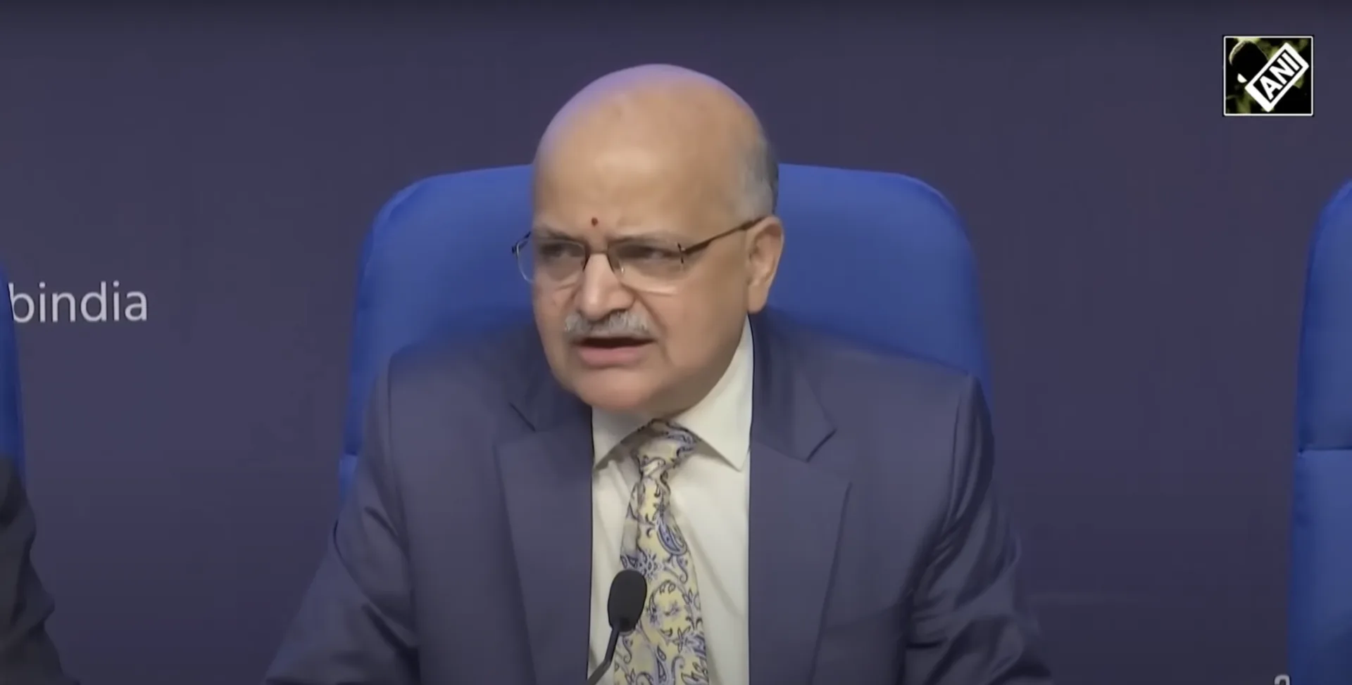 印度政府智庫「印度國家轉型研究所」(NITI Aayog)執行長蘇布拉馬尼亞姆(B.V.R. Subrahmanyam)表示,「我們(指印度)是世界第4大經濟體。」翻攝自 ANI News