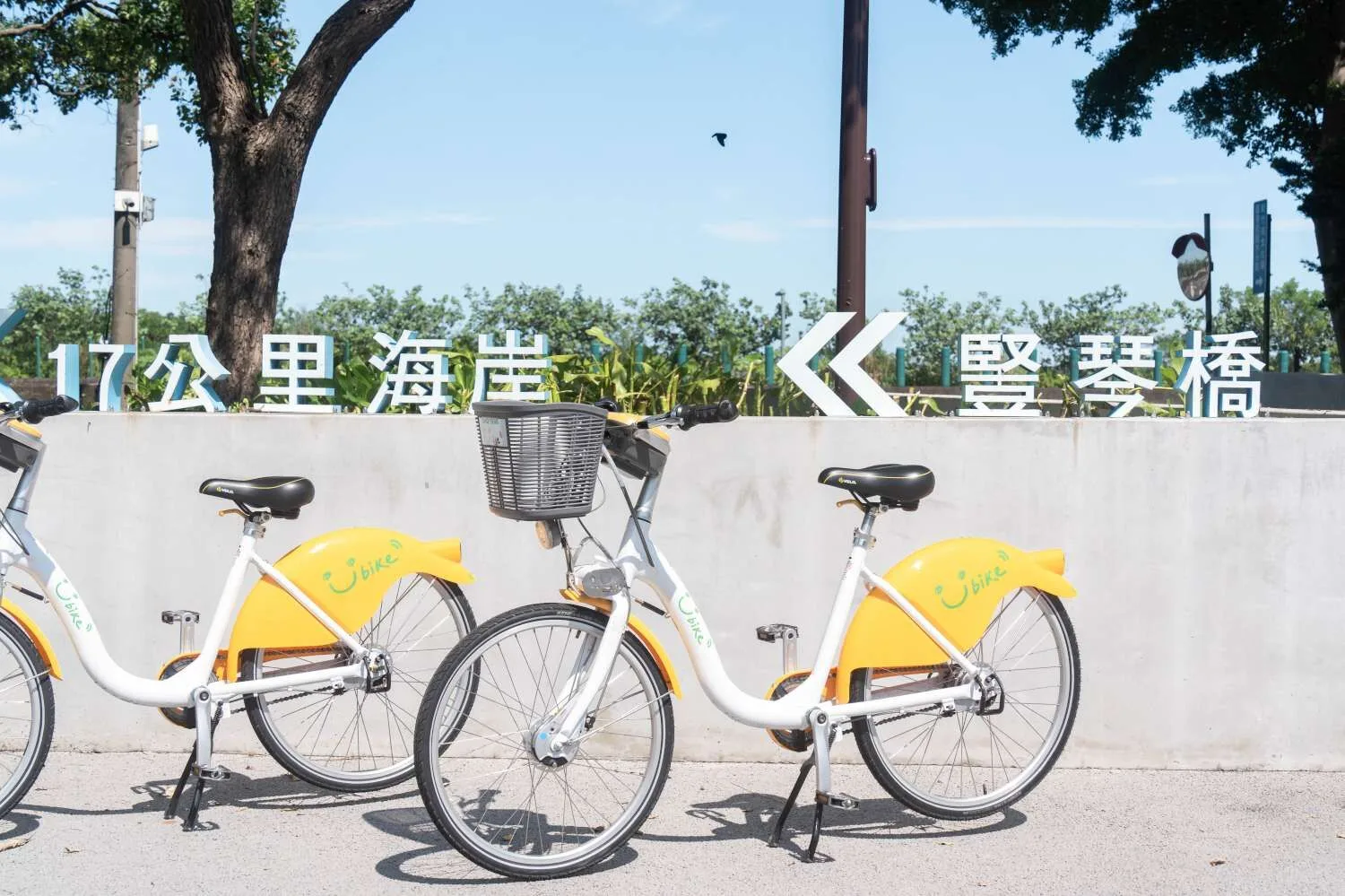 鹽水圖書館YouBike站。新竹市政府提供