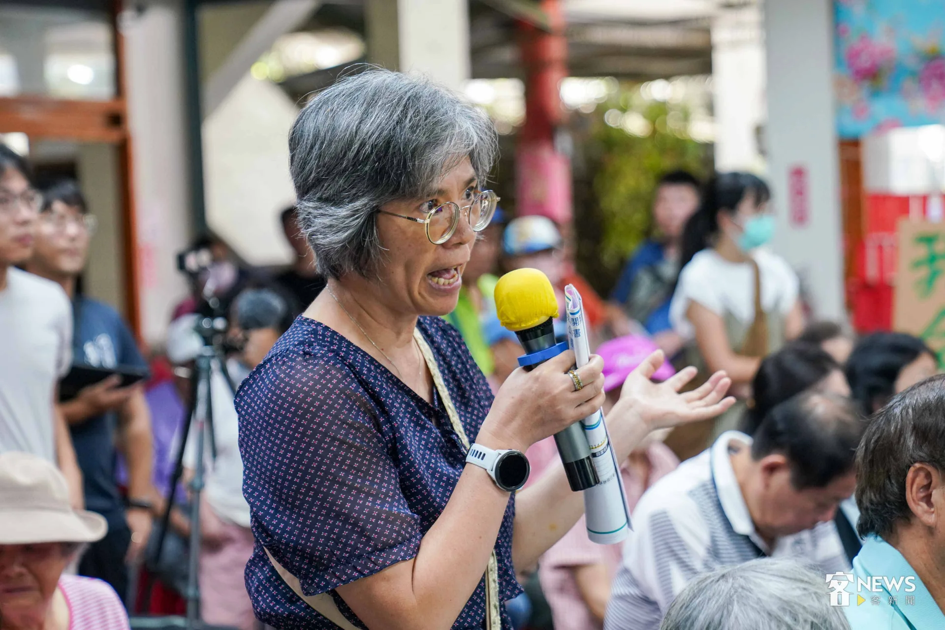 有峨眉鄉民眾以母親的角度來看開發案,認為可以為峨眉創造就業機會,讓子女可以留在家鄉不必北漂。李台源攝