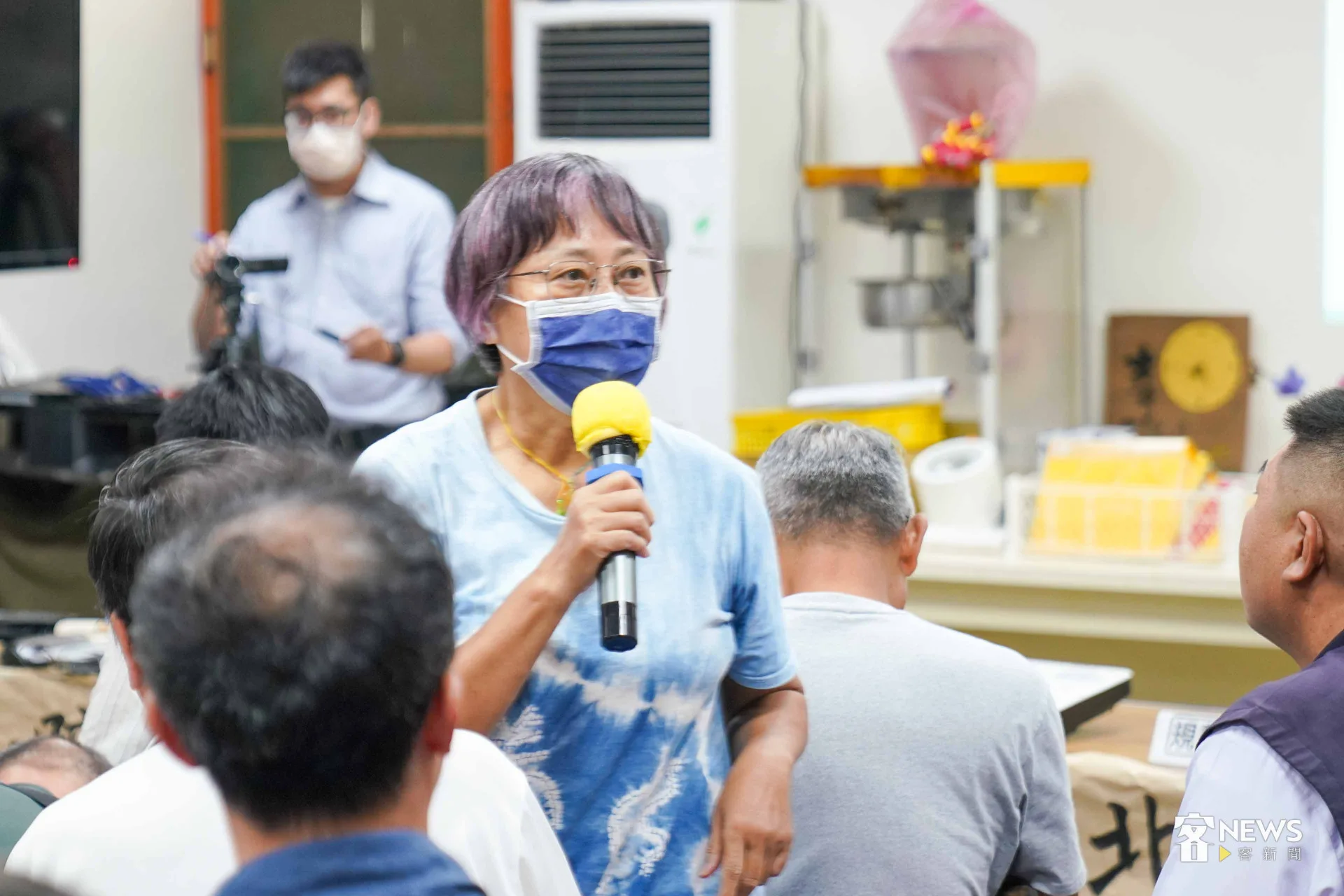 峨眉居民姜瑞香擔憂,開發廠商給民眾的承諾若未達標,是否有其他監督機制可制衡廠商。李台源攝