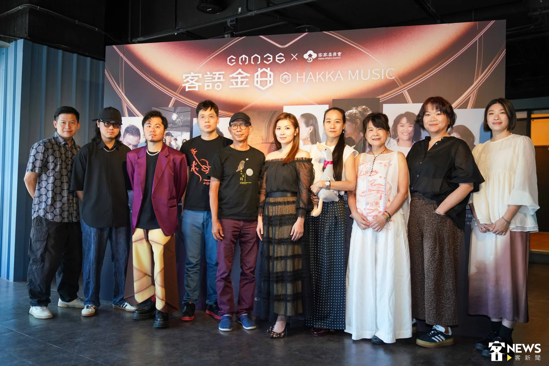 金曲獎頒獎典禮倒數9天,客家委員會今(19)天下午搶先頒獎並恭喜入圍的客語音樂人。朱愷元攝