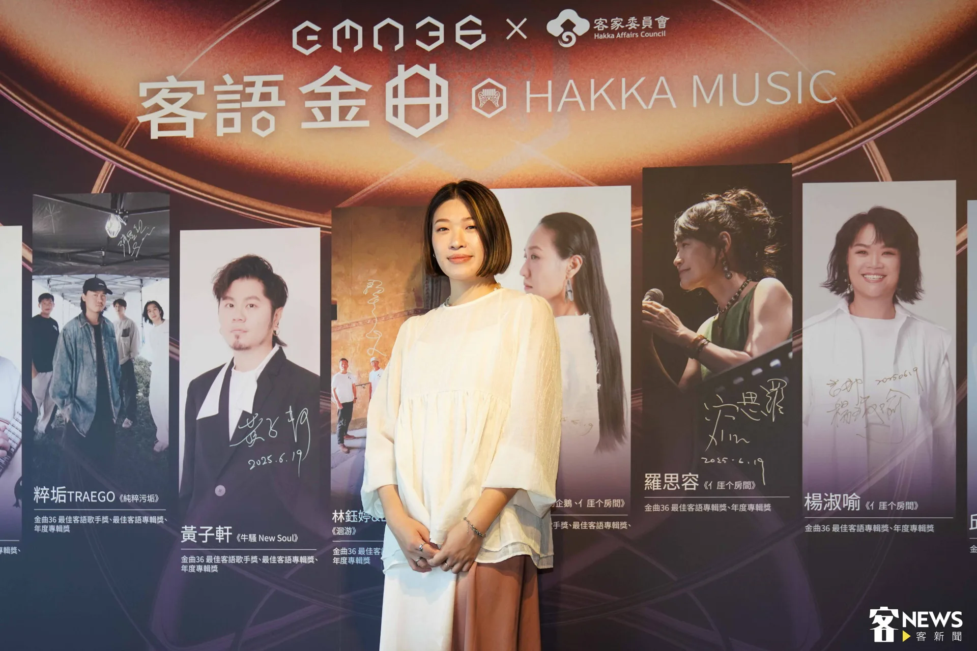 去年金曲獎最佳客語專輯得主邱淑蟬,今年再度以《亻厓个房間》入圍金曲獎。朱愷元攝