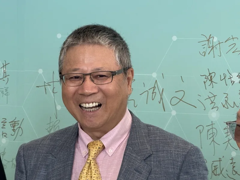 緯創竹北AI(人工智慧)園區19日開幕,董事長林憲銘(圖)說,AI是國力的象徵,國家的力量來自如何駕馭AI。中央社