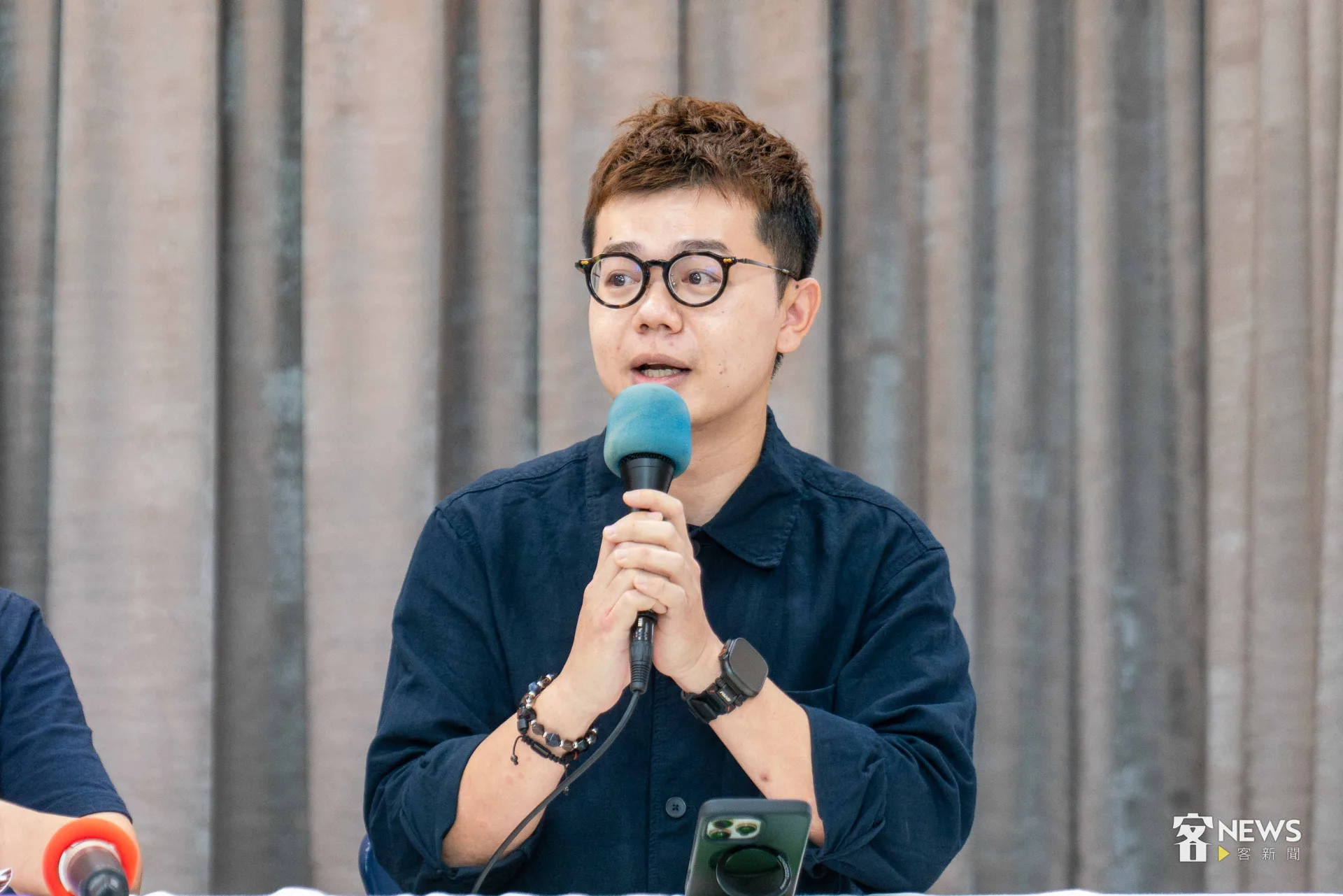 屏東竹田客家出身,高雄市議員張博洋強調,「客家人不會反罷免,反對的是惡人」。李台源攝