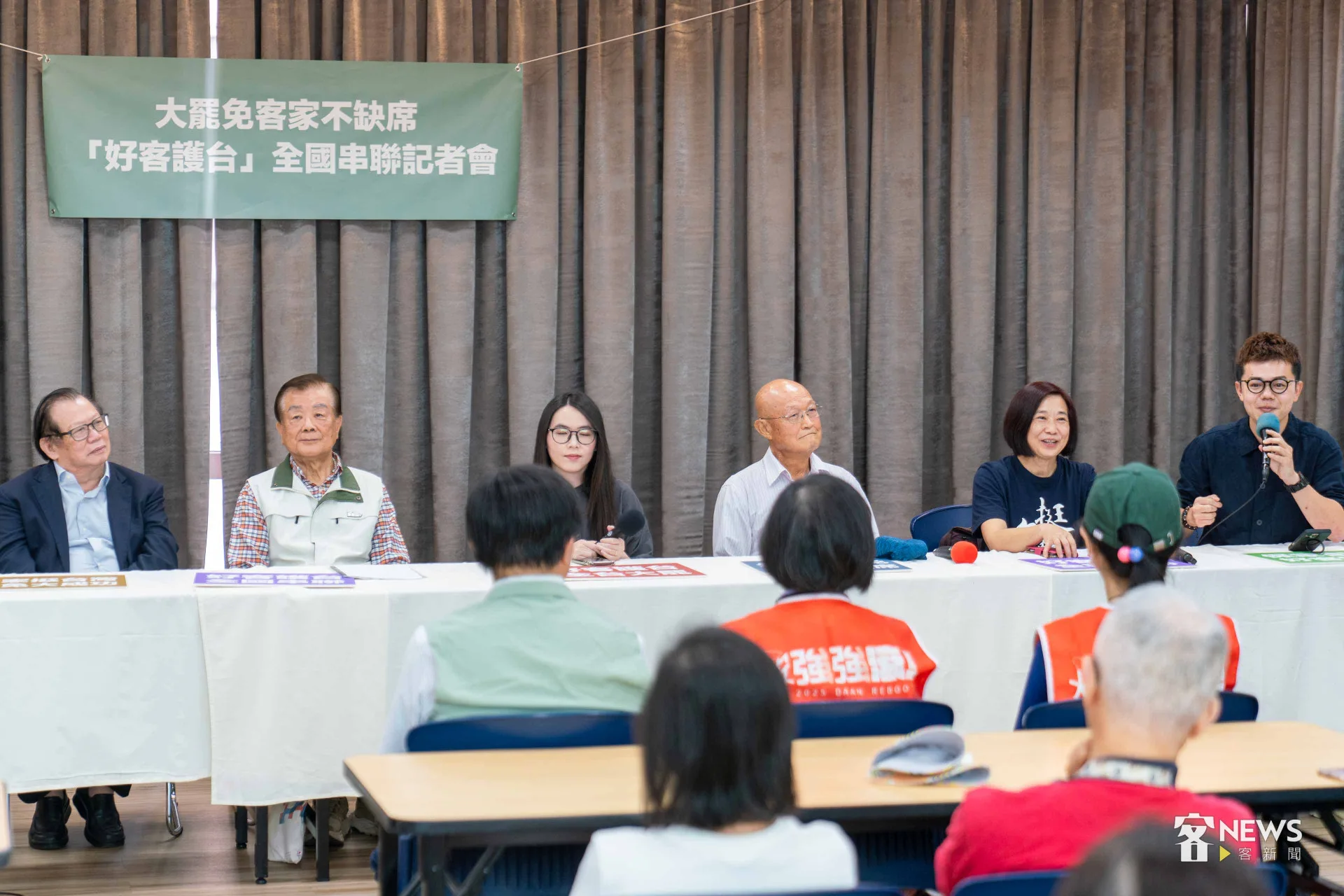 南北客家社團宣示組成「全國客家支持大罷免行動聯盟」。李台源攝