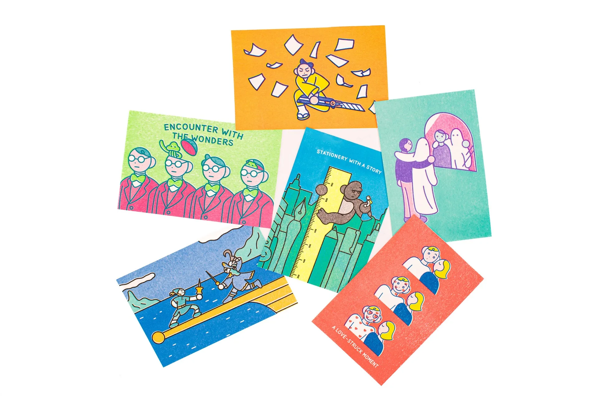 一年一度的大型文具策展「2025理想的文具」，將常見文具化身為電影主角與場景。翻攝自誠品書店 eslite bookstore FB