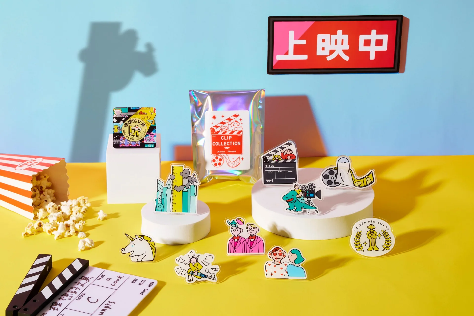 一年一度的大型文具策展「2025理想的文具」，將常見文具化身為電影主角與場景。翻攝自誠品書店 eslite bookstore FB