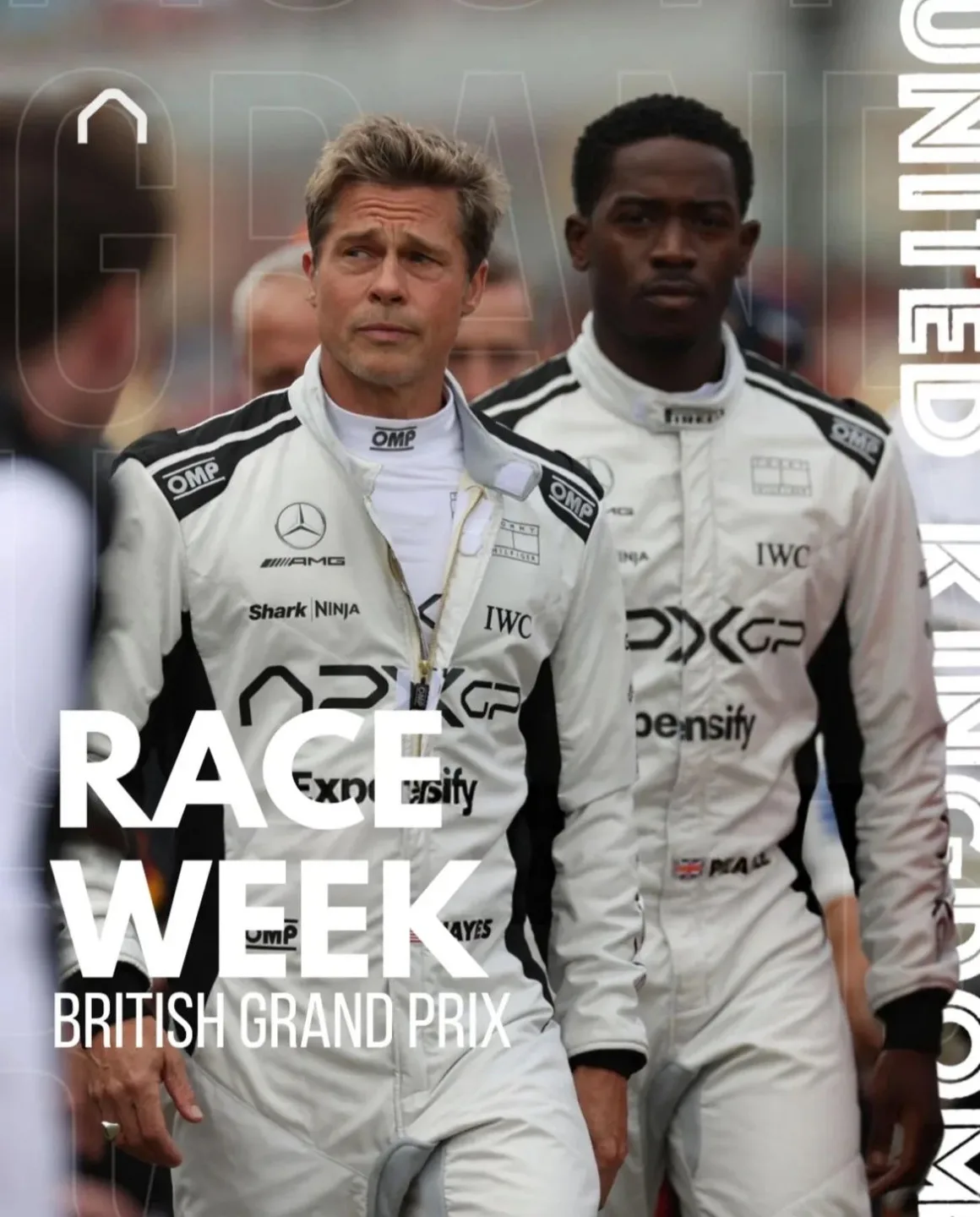 F1電影劇照。翻攝自X/APXgpF1Team