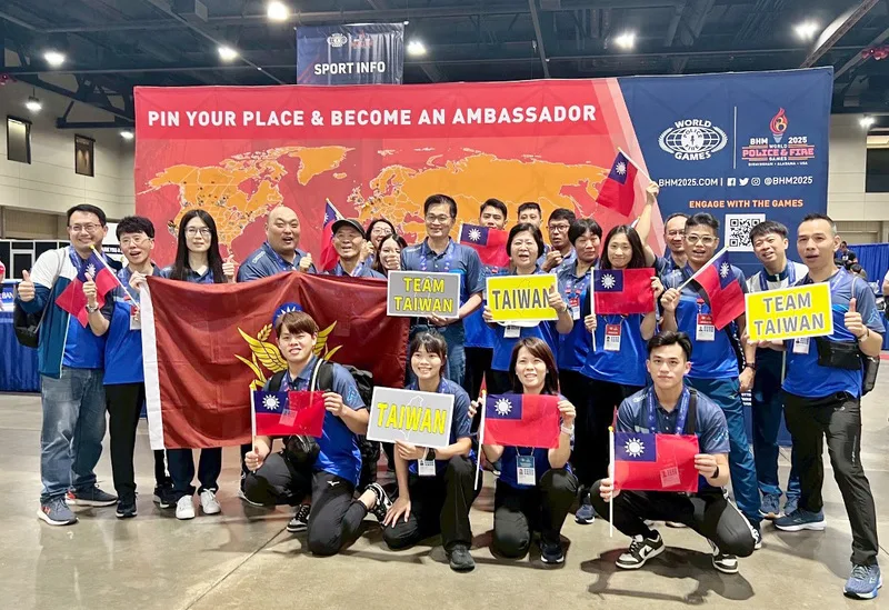 世界警消運動會　台灣代表團獲164面獎牌創最佳成績