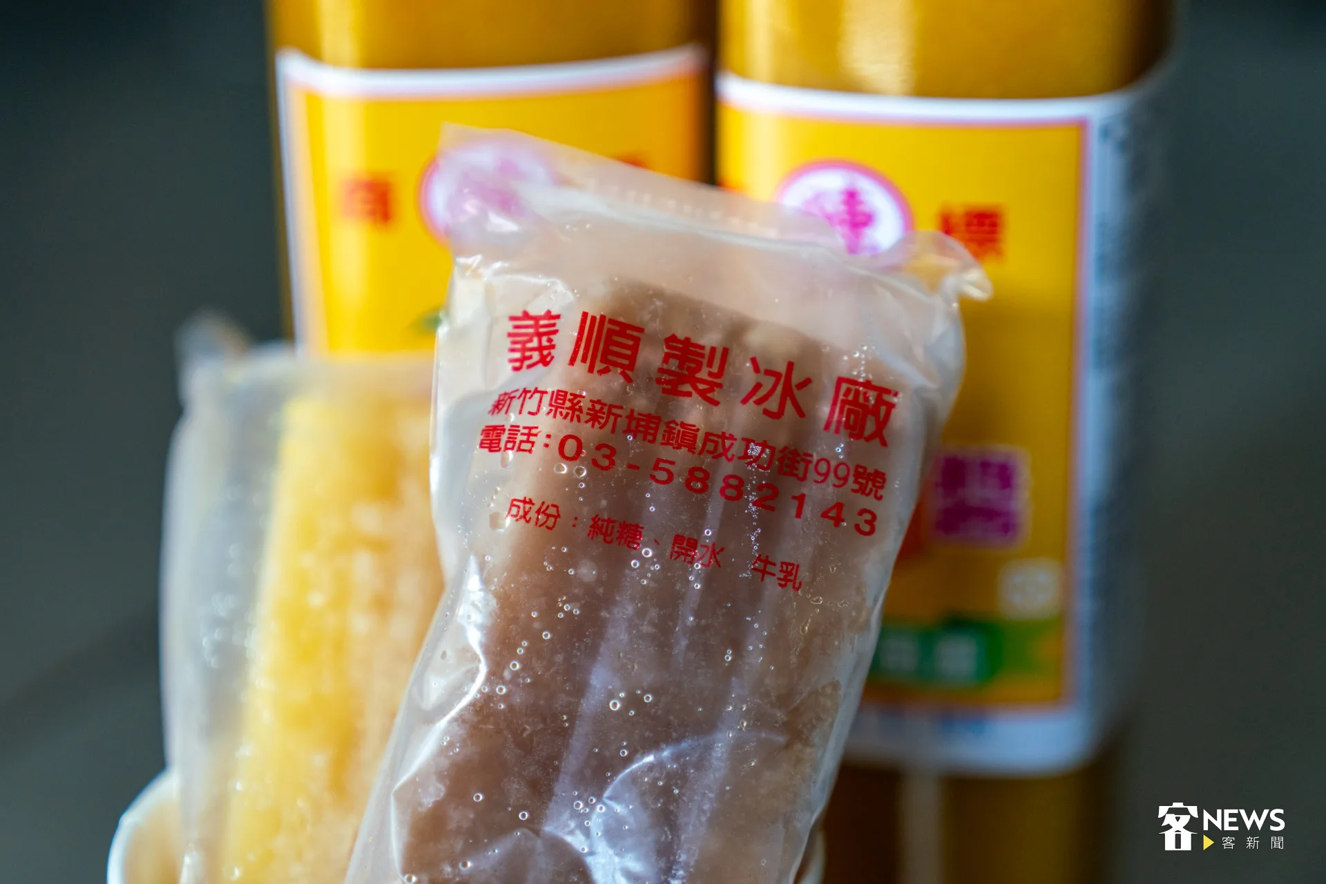 店內招牌有金桔、四果、米糕等,原料單純,除了對應口味的原料,就是糖和水。洪藝晅攝